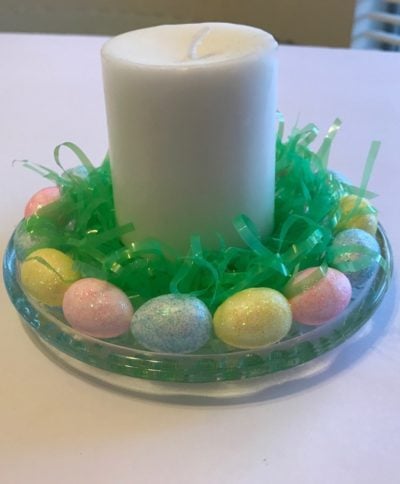 Bougies aux œufs de Pâques Dollar Tree