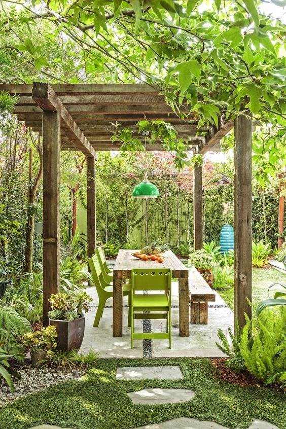 30 idées artistiques de sièges de jardin pour un paysage élégant - 211