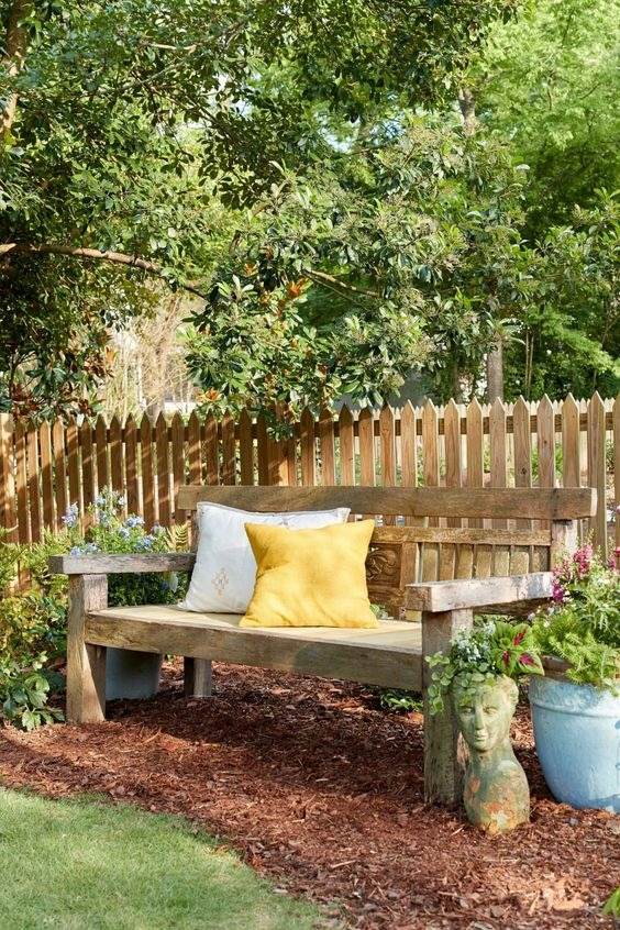 30 idées artistiques de sièges de jardin pour un paysage élégant - 235