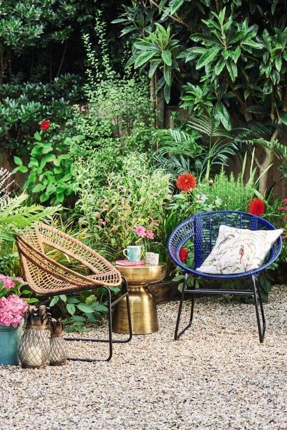 30 idées artistiques de sièges de jardin pour un paysage élégant - 239