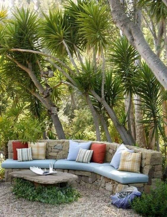30 idées artistiques de sièges de jardin pour un paysage élégant - 243