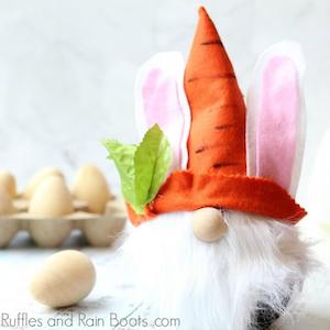 Lapin Gnome de Pâques DIY