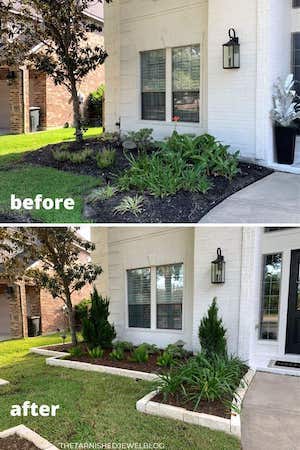 Idée d'aménagement paysager avant et après la maison