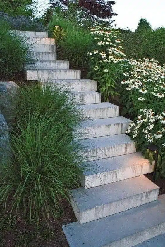 30 Garden Stair Ideas That Will Make You Fall In Love With Your Backyard - 213